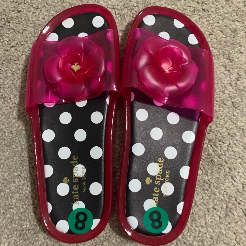 Kate Spade Pink Slip On Sandals - Size 8 - BRAND NEW
